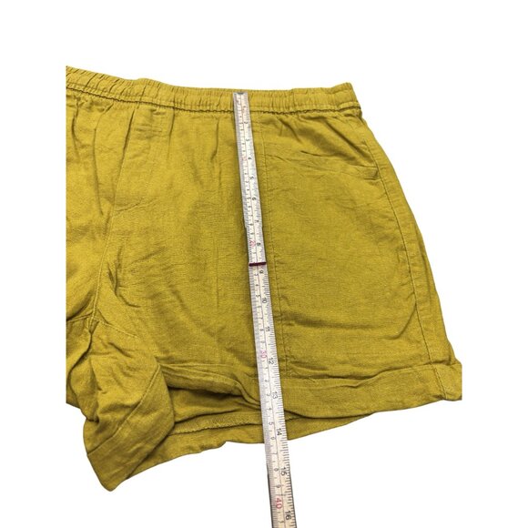 Old Navy Womens High-Rise Linen Blend Shorts L - Picture 6 of 7